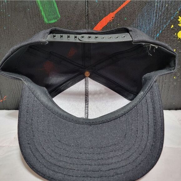 Vintage‎ Army Security Trucker Hat Snap Back #H27 - Picture 2 of 2